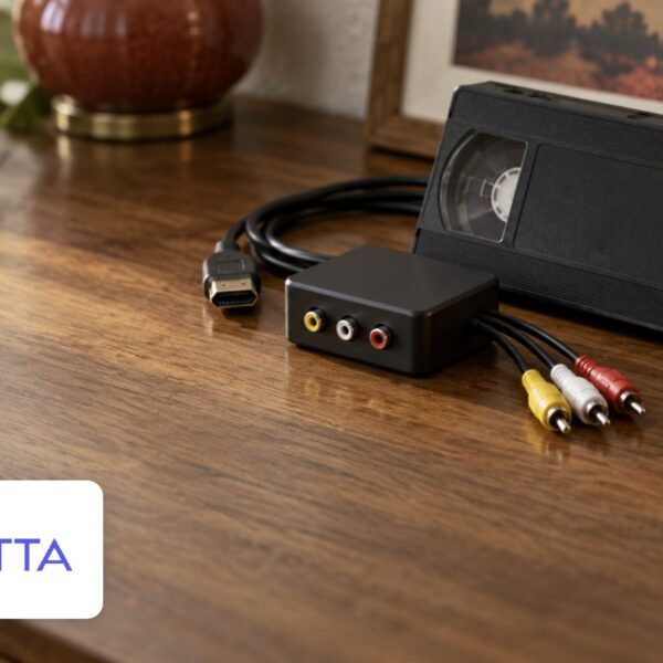 Portta logo with blank-key keyboard