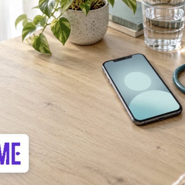 Sesame Care logo with blank-screen laptop