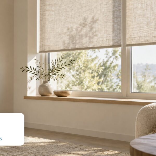 Smartwings logo with linen curtain folds