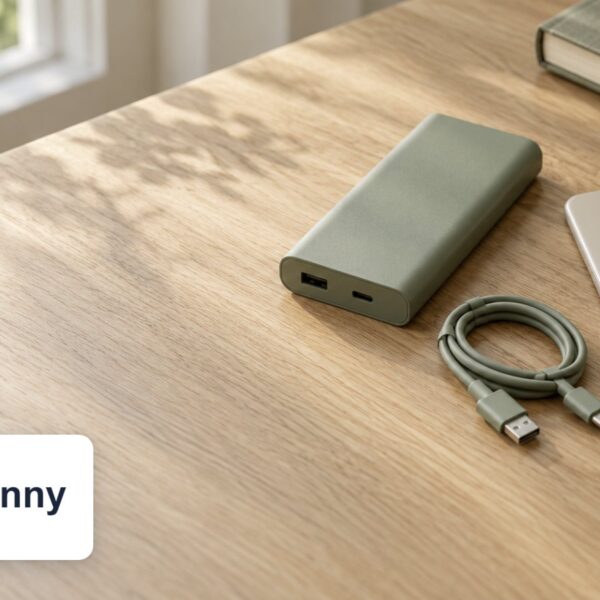 Turbo Genny logo with rectangular power bank